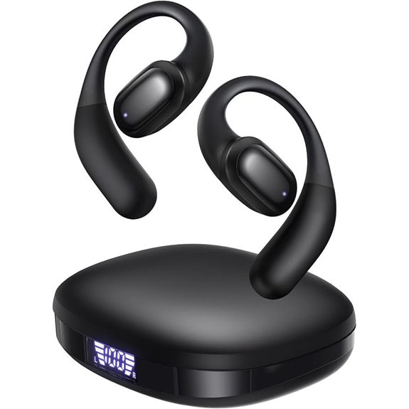 PSIER Open Ear Bluetooth Earbuds with Mic 40H Play