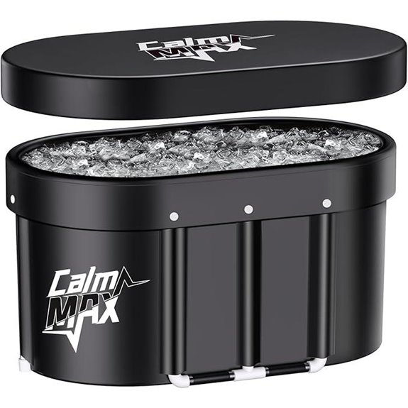 CalmMax Oval Ice Bath Tub for Cold Water Therapy