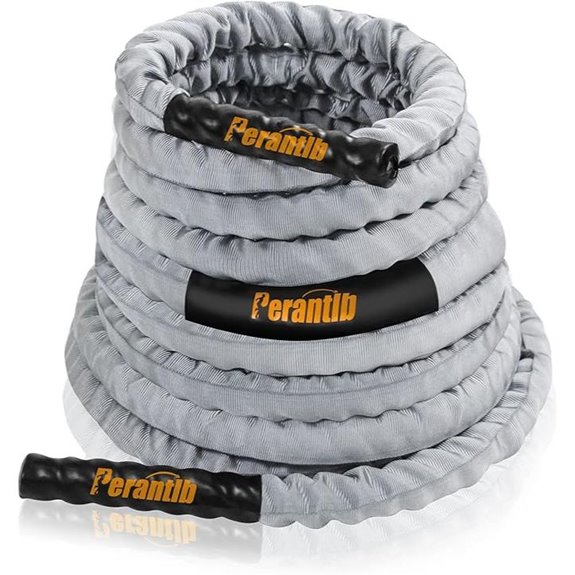 Perantlb Poly Battle Rope with Cloth Sleeve