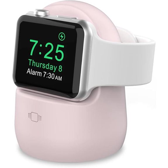 AhaStyle Silicone Apple Watch Charging Dock (Pink)