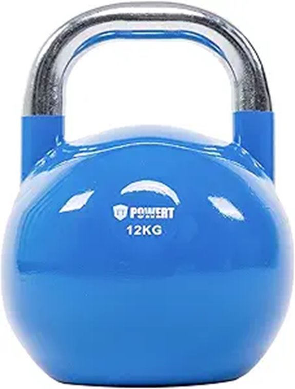 POWERT Coated Steel Kettlebell for Strength Training
