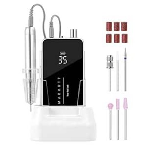Makartt Electric Nail Drill with Rechargeable Motor