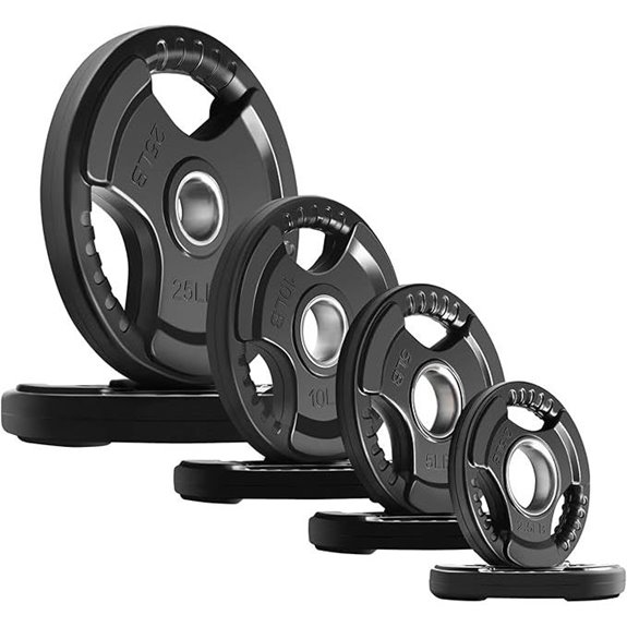 RitFit Rubber Grip Plates for Barbell and Weights