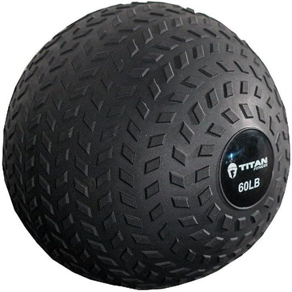 Titan Fitness Rubber Slam Ball for Workout