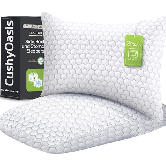 Shredded Memory Foam Pillow Set for Sleepers