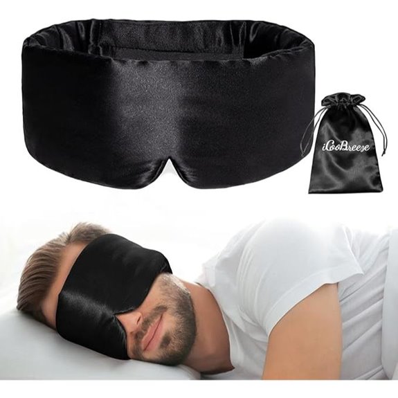 Natural Silk Sleep Mask for Women and Men