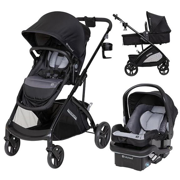 Baby Trend Passport 6-in-1 Travel System with Infant Car Seat