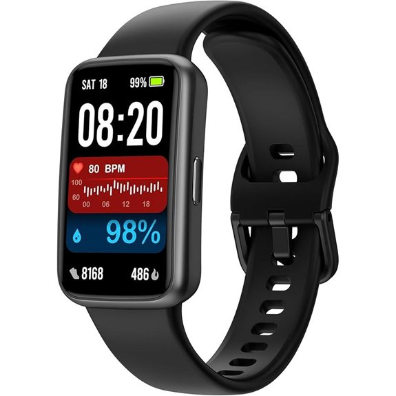 Fitness Tracker Smart Watch with Heart Rate & Sleep Monitoring