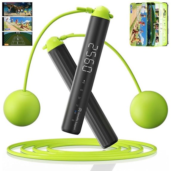 Smart Jump Rope with Gyroscope and App Tracking