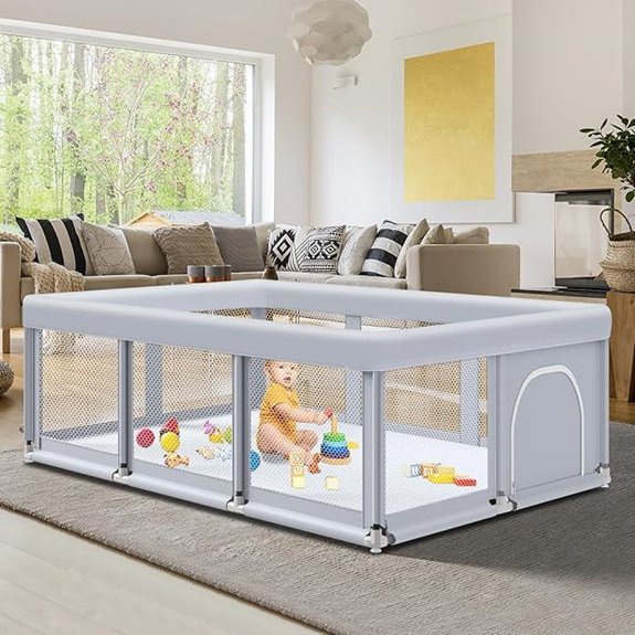 spacious indoor outdoor playpen