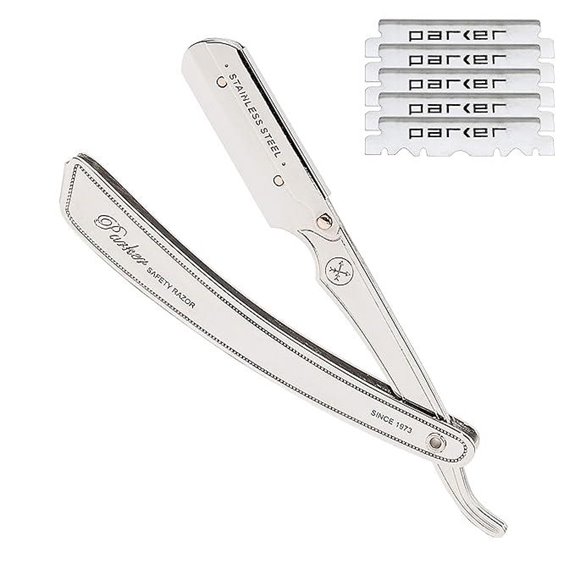 Parker SRX Stainless Steel Barber Razor