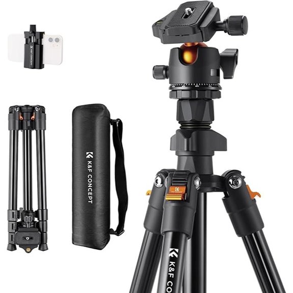 K&F Concept 64-Inch Tripod with Ball Head-Inch Tripod with Ball Head