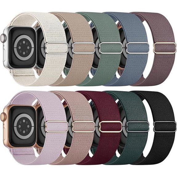 10 Pack Elastic Sports Bands for Apple Watch