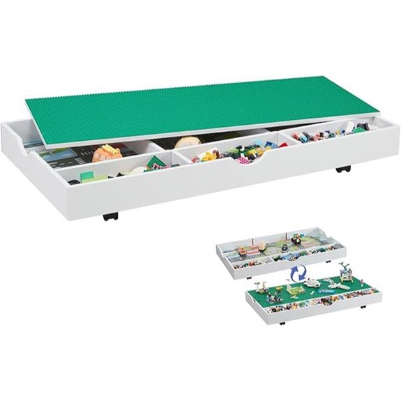 3-in-1 Construction Play Table with Storage