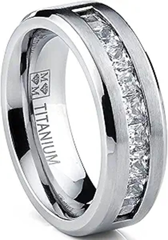 Metal Masters Titanium Men's Wedding Band Ring