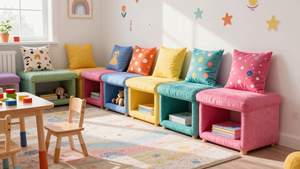 top kid storage benches