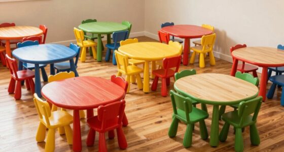 top kids wood table sets