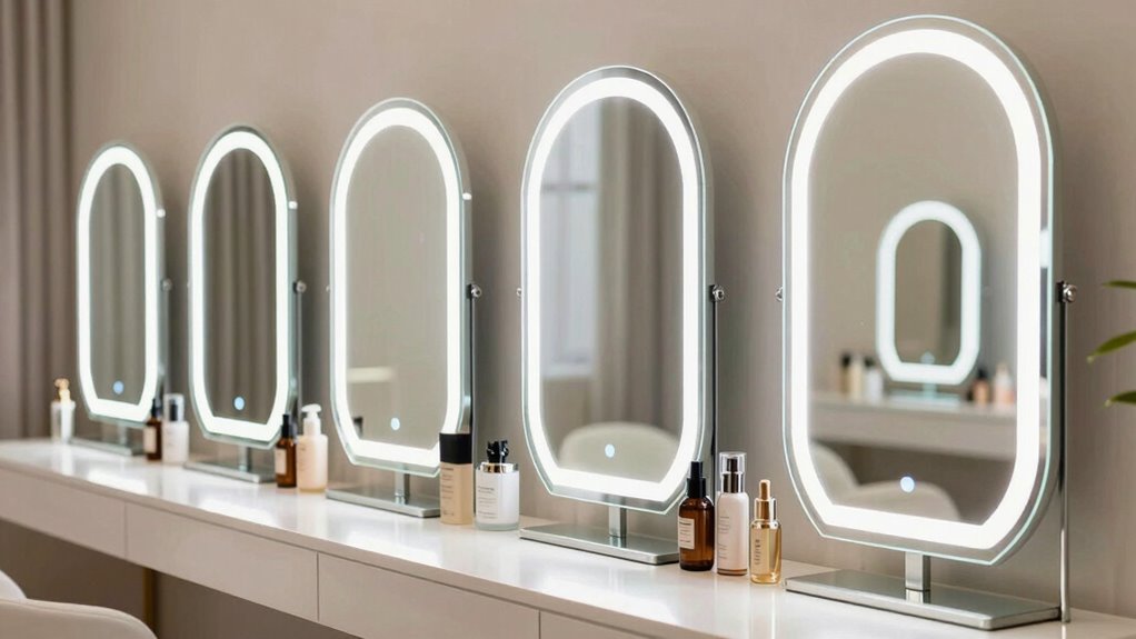 top led makeup mirror list