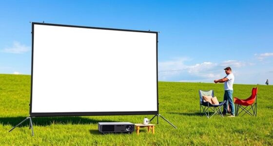 top portable projection screens