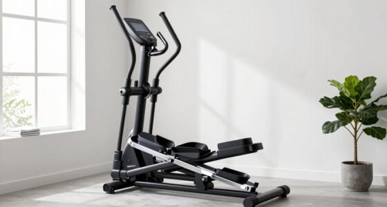 top space saving compact ellipticals