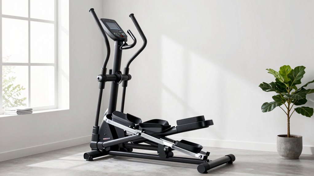 top space saving compact ellipticals