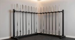 top vertical barbell racks