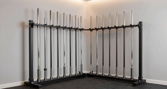 top vertical barbell racks