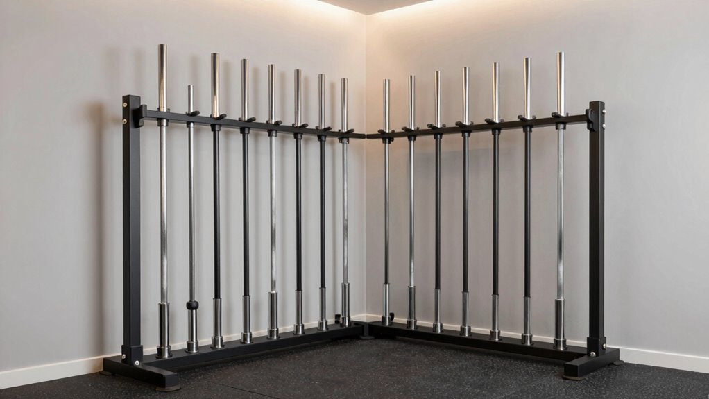 top vertical barbell racks
