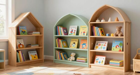 top wooden kid bookcases