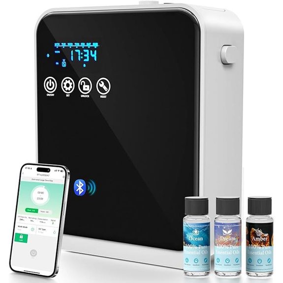 Waterless Aromatherapy Diffuser with App & Touch Control