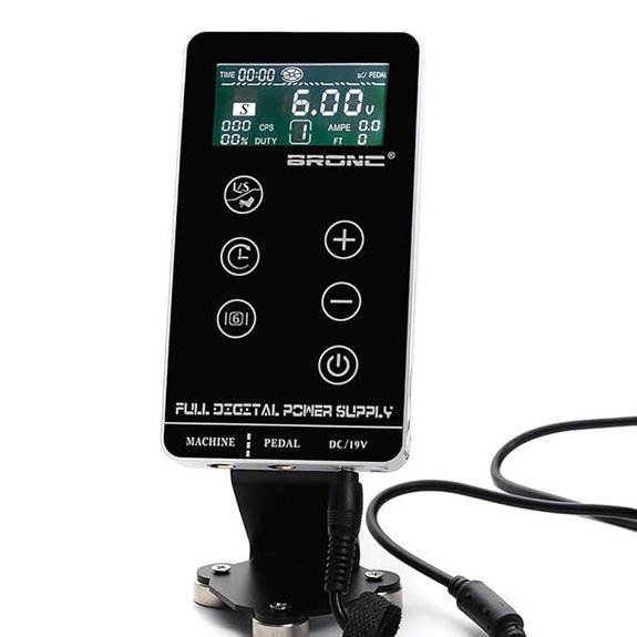 BRONC Tattoo Power Supply with Touch Screen LCD