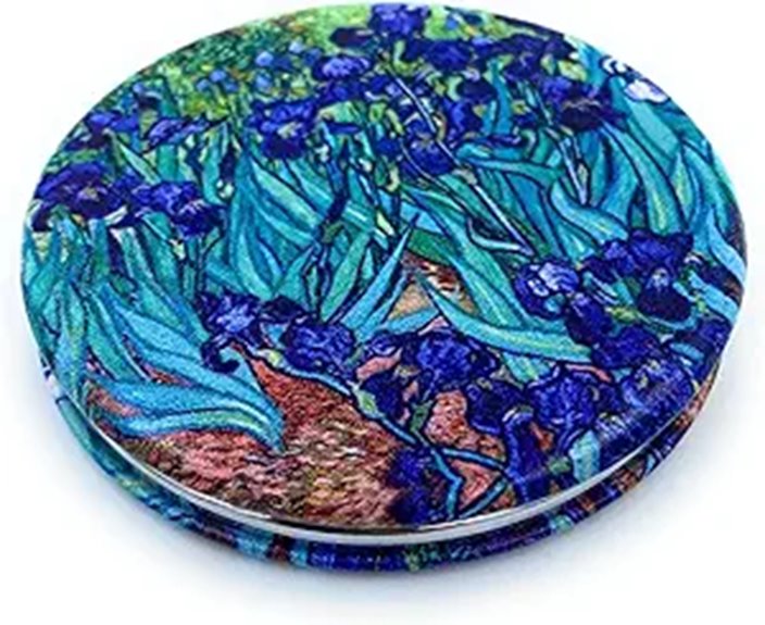 Pocket Mirror for Women Compact Van Gogh Irises