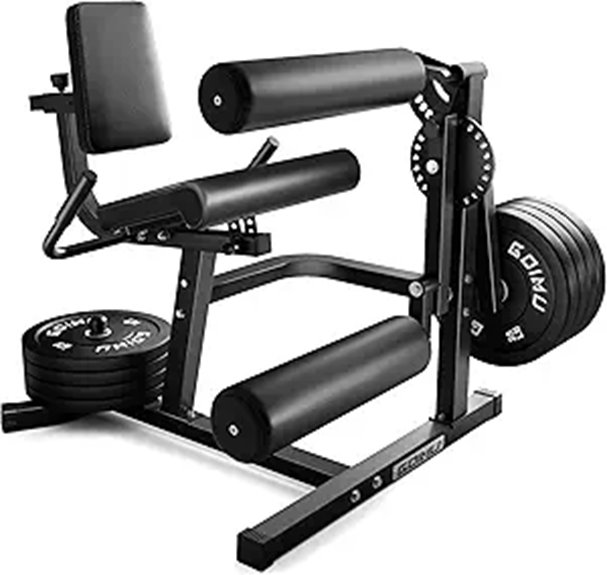 4-in-1 Leg Extension & Curl Machine for Home Gym