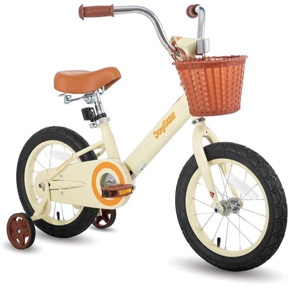 JOYSTAR Vintage Kids Bike with Training Wheels