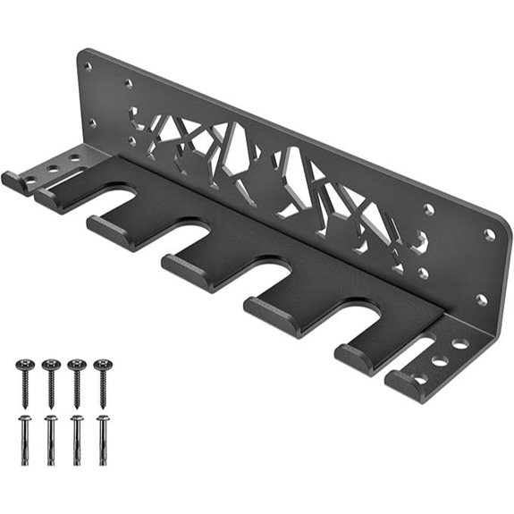 Kipika Wall-Mounted Barbell & Accessory Storage Rack