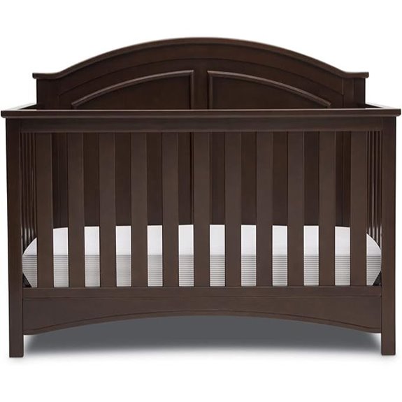 Delta Perry 6-in-1 Convertible Crib Walnut
