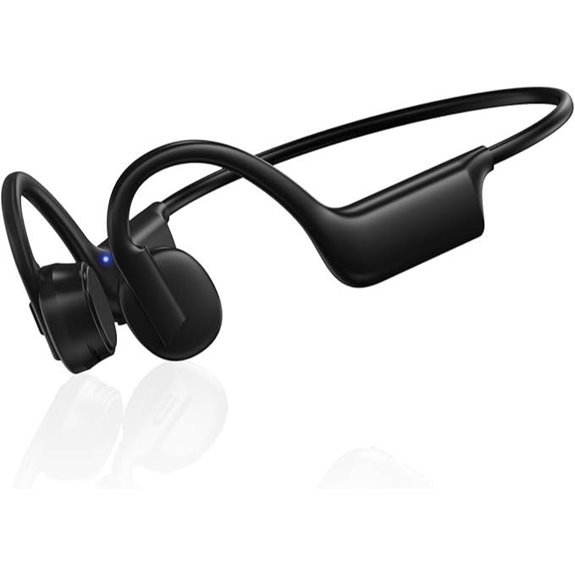 Bone Conduction Headphones with Mic Waterproof Long Battery