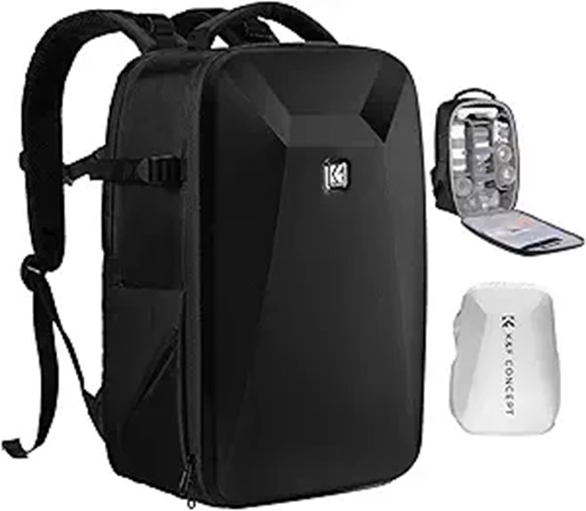 K&F CONCEPT Waterproof Camera Backpack with Laptop Compartment