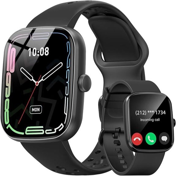 Smart Watch with Call Heart Rate & Waterproof