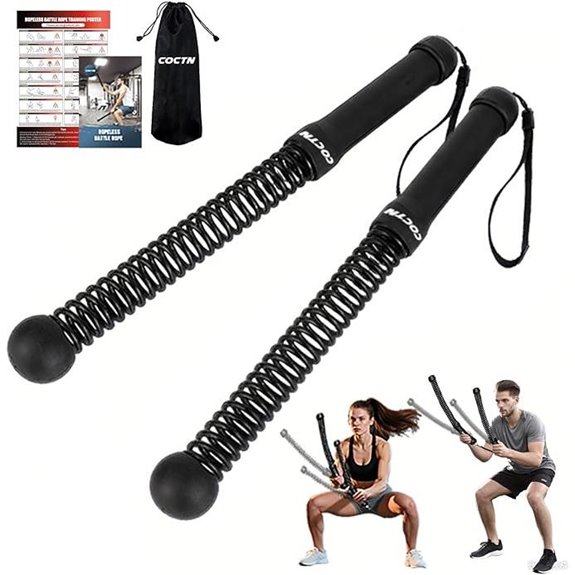 Weighted Ropeless Battle Ropes for Home Gym