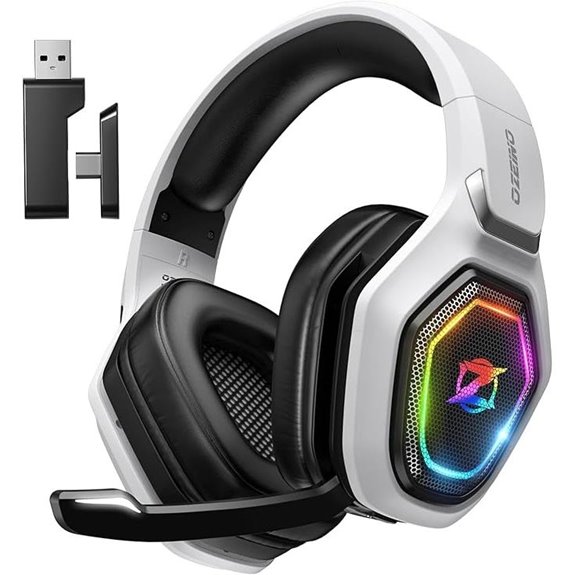 Ozeino Wireless Gaming Headset with Mic and 40-Hr Battery