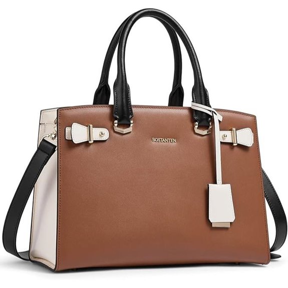 BOSTANTEN Women's Leather Handbag Satchel Crossbody
