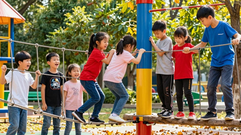 age appropriate team challenges