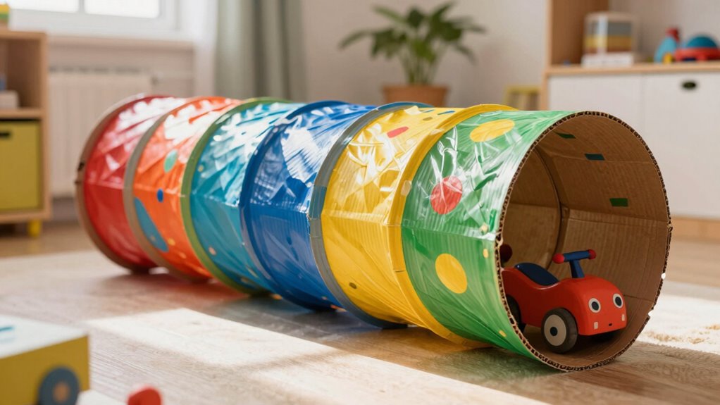 build durable colorful tunnel