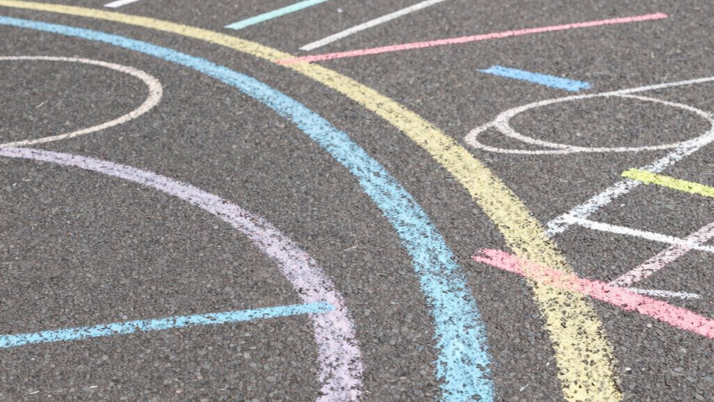 choose suitable surface and chalk