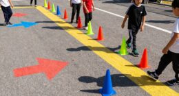 coding route with cones