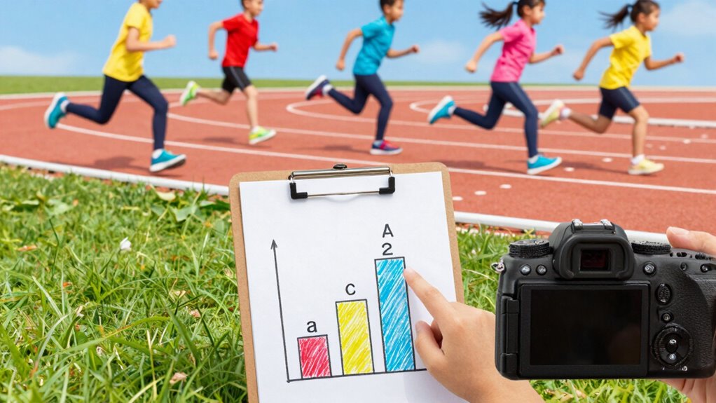 create a lap count chart