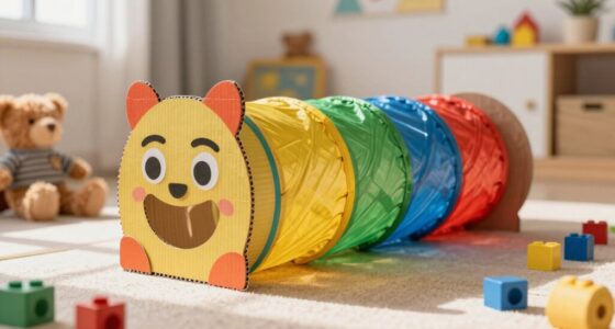 create cardboard tunnel adventures