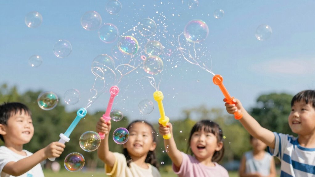 create exciting bubble chase