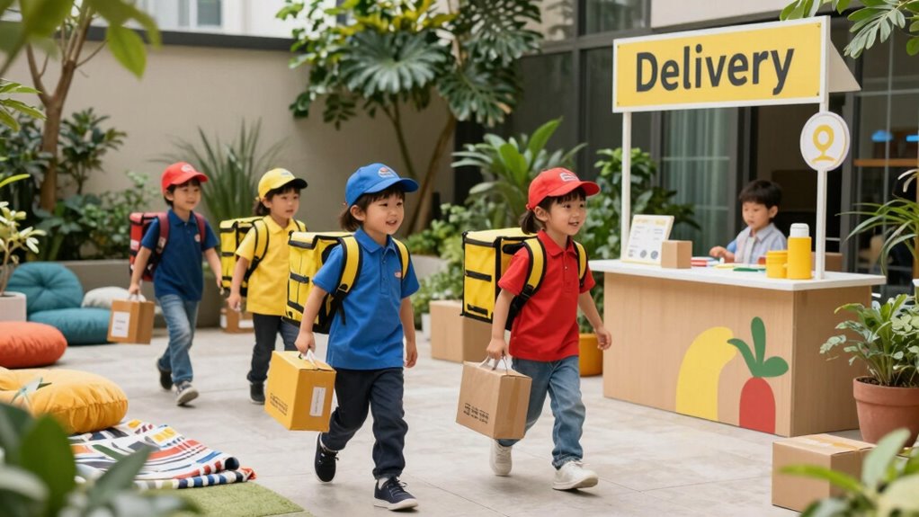 create safe play delivery zone